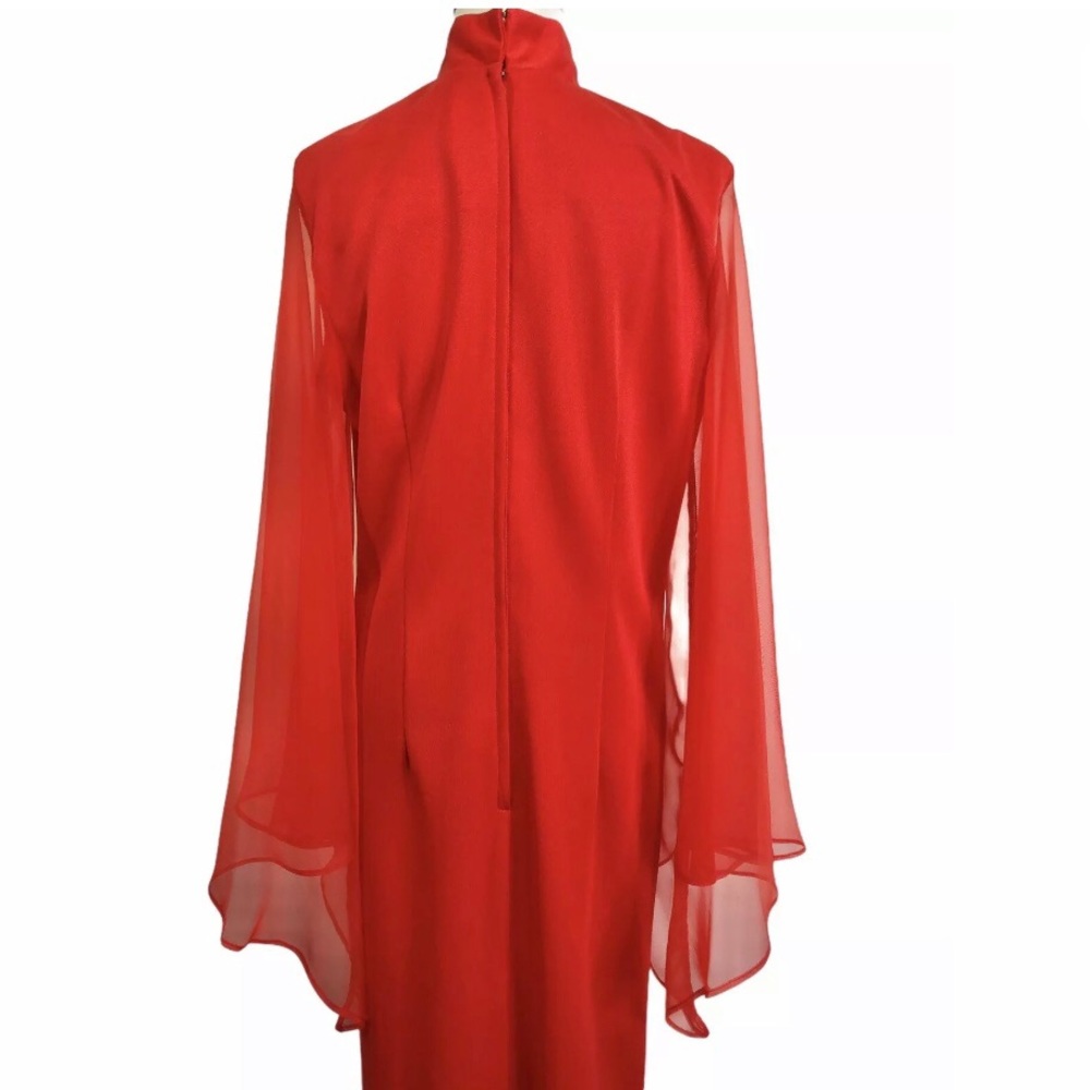 Alfred Shaheen Vintage Asian Inspired maxi dress - Picture 9 of 12